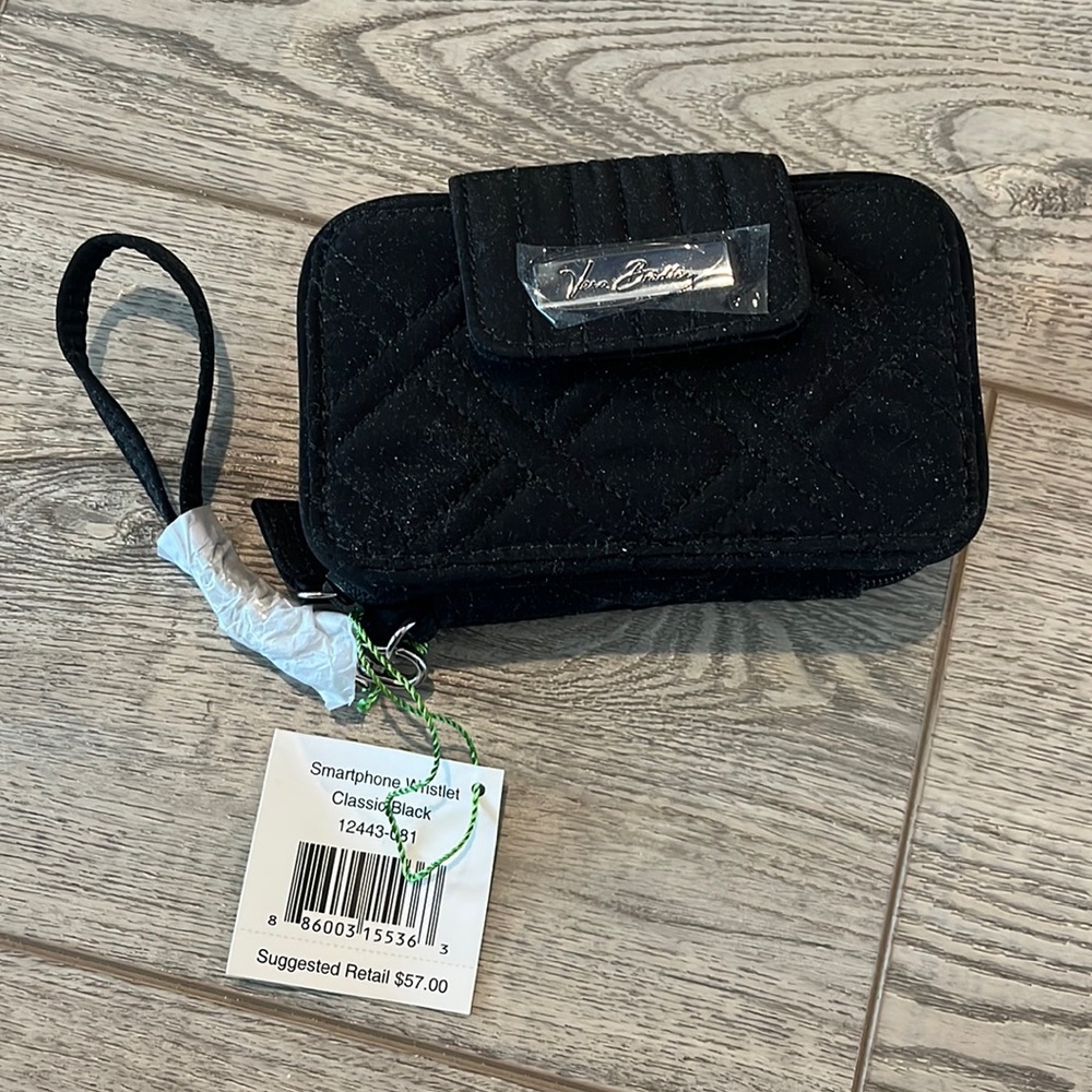 Vera Bradley Smartphone Wristlet in Classic Black